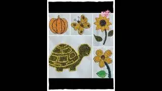 Best creativity models #seedart. Art with seed #creativeart #asmr #satisfyingvideo #projectmodel
