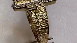 TraxNYC Review: Great Sphinx 14k Gold Diamond Ring #61721