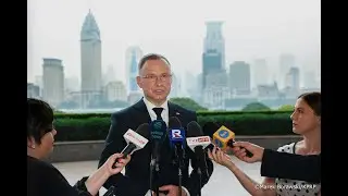 Szanghaj | Wypowiedź Prezydenta RP dla mediów podsumowująca wizytę w Chinach