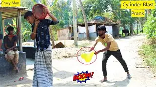 Popping Balloons Prank On Fake LPG Cylinder Blast Prank!! By Rs Furti Prank