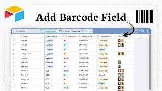 How to add Airtable's barcode field (For Quick Scanning Needs)