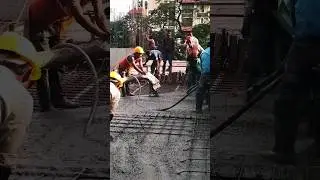 छत की ढलाई | 😱 RMC से छत की ढलाई | Slab Casting House Construction Step By Step| gyancivil1
