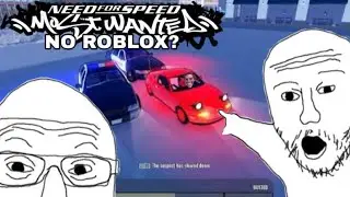 NFS MOST WANTED NO ROBLOX? | Racer VS Police AI | ROBLOX GAME | (Funny races compilation) 