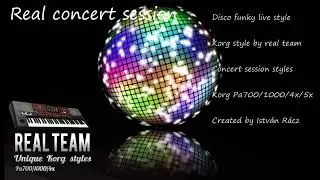 Korg Pa700/1000/4x/5x st&iacute;lusok (Disco funky live style)