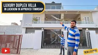 3BHK+Study Luxury Duplex Villa For Sale In Lucknow In Approved Township Finance By Government Banks 
