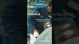APLICACI&Oacute;N MASKING TAPE NARANJA NORTON