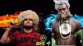 Khabib Nurmagomedov vs. Solomon Island - EA sports UFC 4 - CPU vs CPU