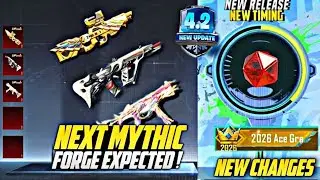 Next Mythic Forge Upgradable Old Rare Guns Skin/9 Upgradable Expected Gun 4.2 Mythic Forge/PUBGM