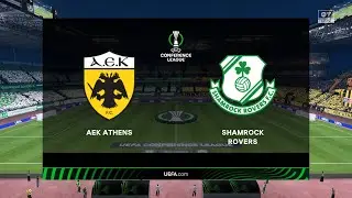 АЕК Афины &mdash; &laquo;Шэмрок Роверс&raquo; | Конференц-лига УЕФА 2025/26 | EA Sports FC 26