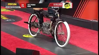 1912 Pierce Four Sells for $135,000 // Mecum Las Vegas Motorcycles 2022