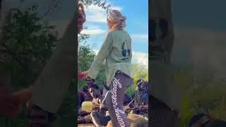 Hadzabe dacing music with tourists #hadzabe #hadzatribe #documentaryfilm #nature #insideafrica
