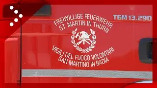 Rinforzi vvf da molte zone: presenti mezzi dall'Alto Adige