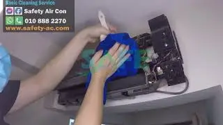 Safety AC Air conditioner Basic cleaning Services