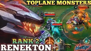 RENEKTON GOD IN TOPLANE! BEST RUNES & BUILD - TOP 2 GLOBAL RENEKTON BY MLuVĐệNgàiMorgan - WILD RIFT
