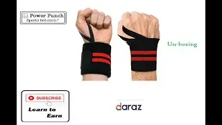 Wrist wrap product used in gym exercise & fitness centers for proper grip on wrist straps Gym grip