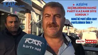 AZİZİYE SEÇİM ANKETİNDE HANGİ PARTİ KAZANIR? #erzurum #belediyebaşkanı