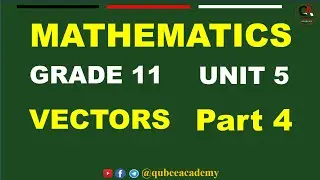 Grade 11 Math's Unit 5 Vectors | Part 4 Three Dimensional Space | New Curriculum
