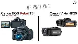 Weekly Update Ep4: Video Cameras Canon T3i and Canon Vixia HF20