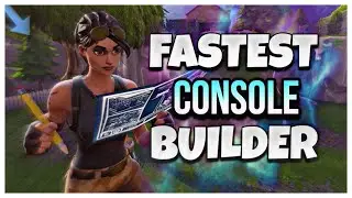 FASTEST Builder on Console! Fortnite Fast Building PS4.