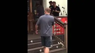 Chris Reuvers ALS Ice Bucket Challenge at the Minnesota State Fair