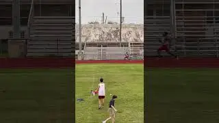 Darrius first heat in track Rummel High School