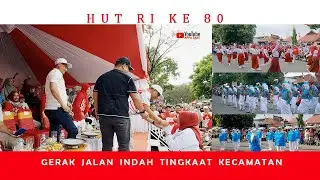 Dapat Saweran Gerak Jalan  Tingkat Kecamatan KAB-LUWU Dalam Rangka Hut RI Ke 80 Di Belopa