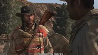 RDR1 Mexican Caesar Mission/Gatling gun on a train massacre gameplay #RDR1 #Netflix