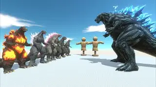 Let Test Which Godzilla destroy dummy faster then let them fight against team of Godzilla Earth