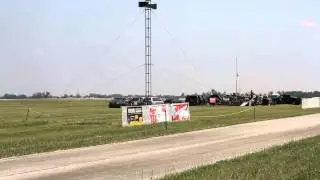 Moment of Silence for Wingwalker Jane Wicker and Charlie Schwenker - Dayton Airshow 2013