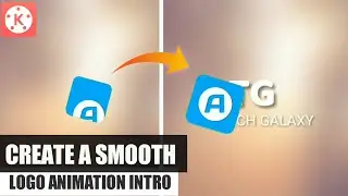 Create Smooth Logo Animation Intro | Kinemaster Tutorial | AshTech Galaxy