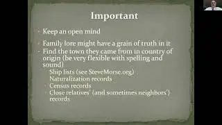 Jewish Genealogy Getting Started - Larry Bassist (21 Jun 2022)