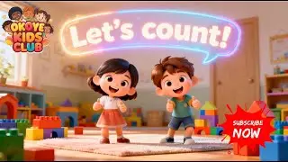 Move and Count With Me! 🎵 Counting Song for Kids  Okoye Kids Club