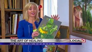 The Art of Healing: Local artist gives back to team that helped her recover from back pain