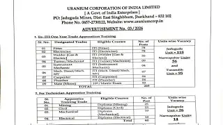 UCIL Apprentice Recruitment 2026 | 364 पद | ITI, Diploma & Graduate | UCIL Jharkhand Jobs