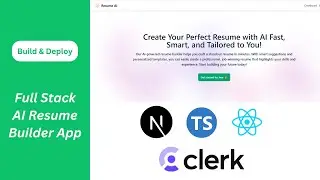 Build & Deploy FullStack AI Resume Builder App with Next js 15 in Hindi | Fullstack Next js Project