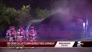 Possible arson investigation underway after Plaza District home catches fire twice overnight