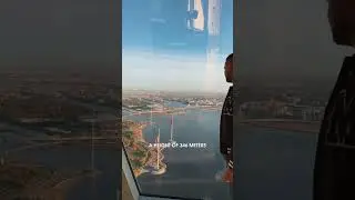 The observation deck at Lakhta Center has opened 😱 #saintpetersburg #saintp #lakhtacenter #russia