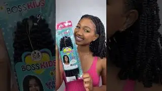 DIY mini twists using spring twist hair 💕 #minitwists #springtwists #diyhairstylesi
