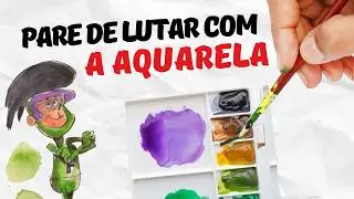 Como pintar com aquarela