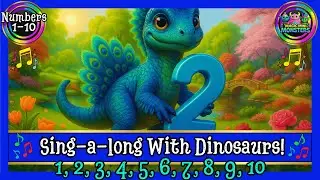 Sing-a-long With Dinosaurs | Dancing Dinosaurs 1-10 | Magic Mini Monsters | #magicminimonsters