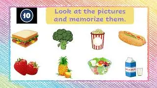 FOOD AND DRINKS Memory game
