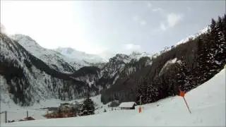 GoPro HERO 2 and Skiing: HIntertuxer Talabfahrt -Schwarze Pfanne- 2012 Downhill