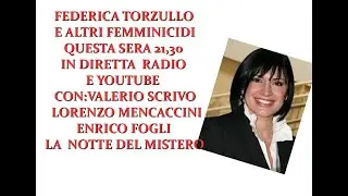 FEDERICA TORZULLO E ALTRI FEMMINICIDI - 22   GENNAIO 2026