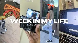 WEEKLY VLOG ☆ behind the scenes of life as a teen influencer!