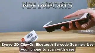 Eyoyo EY-017 2D Bluetooth Clip-On Barcode Scanner: Turn Your Phone Into a Powerful POS Tool