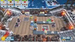 Overcooked Level 3-2 4 stars (4 players)