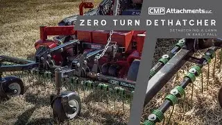 Zero Turn Dethatcher Rake | CMP Attachments