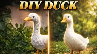 Wire to Aesthetic Duck 🦆 | Satisfying DIY Art Transformation #art #diy #aesthetic #duck #easy 