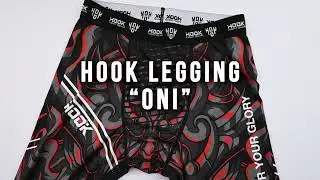 YT Legging MMA BJJ Compression Hook Oni Demon