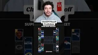 ChatGPT Predicts the NFL Playoffs 😱 #nfl